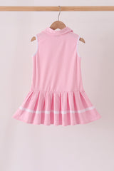 Pink football sequin dress