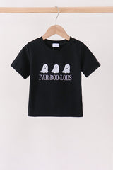 Black Ghost Embroidery Top