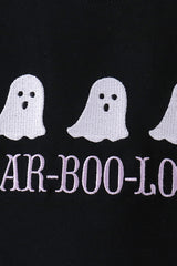 Black Ghost Embroidery Top