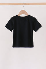 Black Ghost Embroidery Top