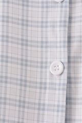 Plaid button down shirt