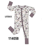 Camouflage bamboo romper
