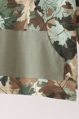 Camouflage puppy embroidery hoodie