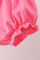 Pink Cowboy boots Smocked Bloomer Set