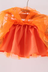Orange spider sequin tutu skirts
