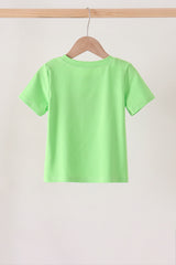Green car embroidery top