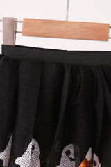 Black candy ghost sequin tutu skirts