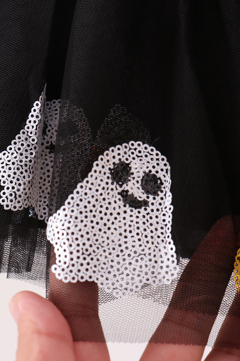 Black candy ghost sequin tutu skirts