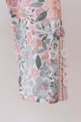 Sage Floral Pumpkin Applique Pants Set