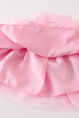 Pink christmas sequin tutu skirt