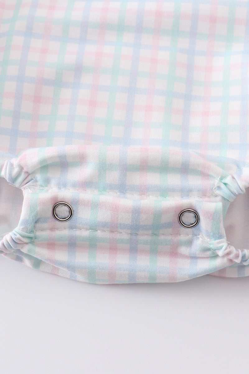 Cross embroidery girl bubble