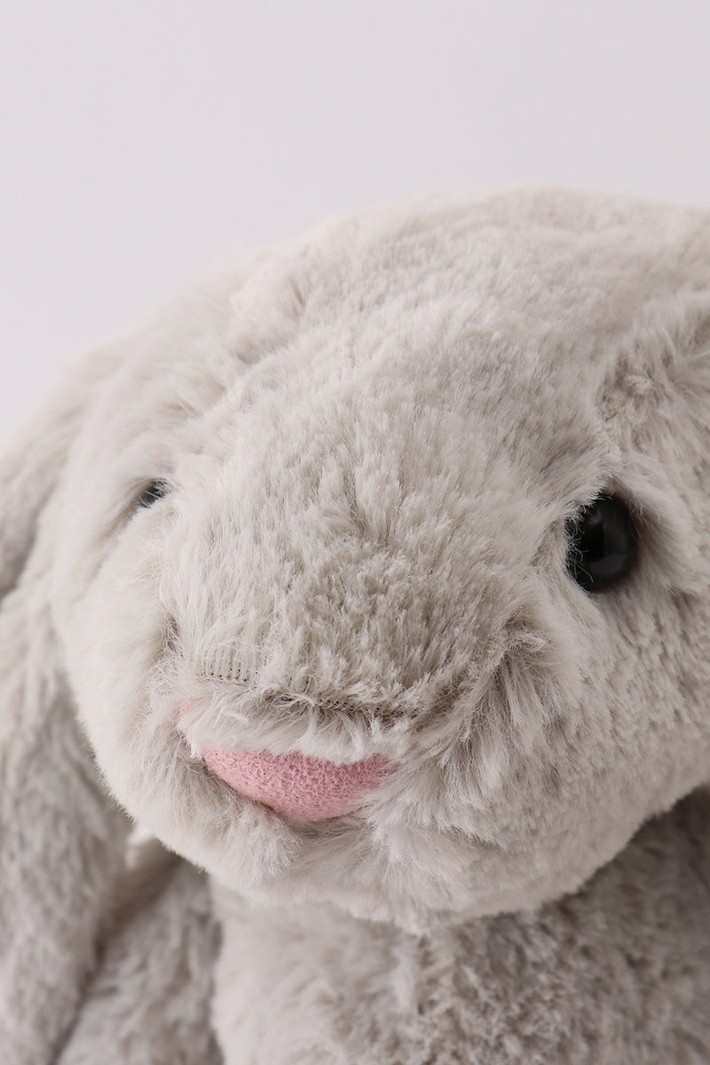 Gray Plush bunny