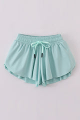 Mint girl's flowy sports shorts