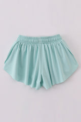 Mint girl's flowy sports shorts