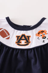 Navy AU tiger embroidery girl bubble