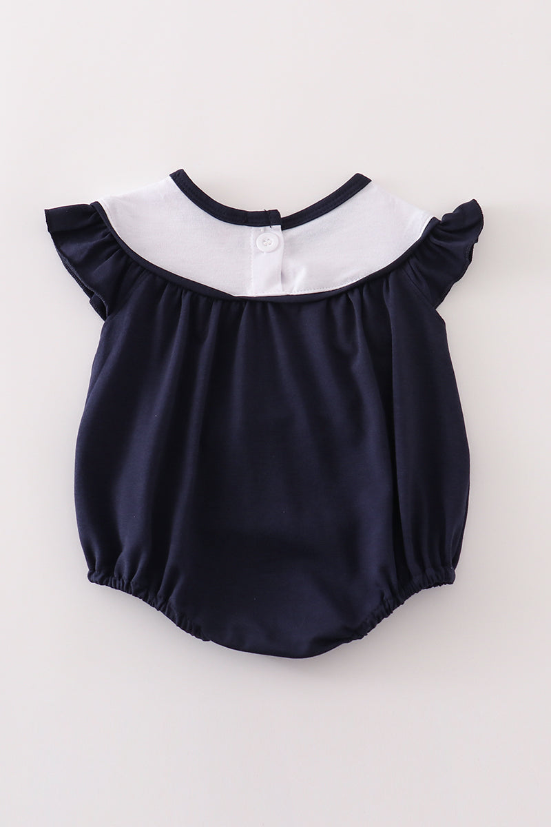 Navy AU tiger embroidery girl bubble