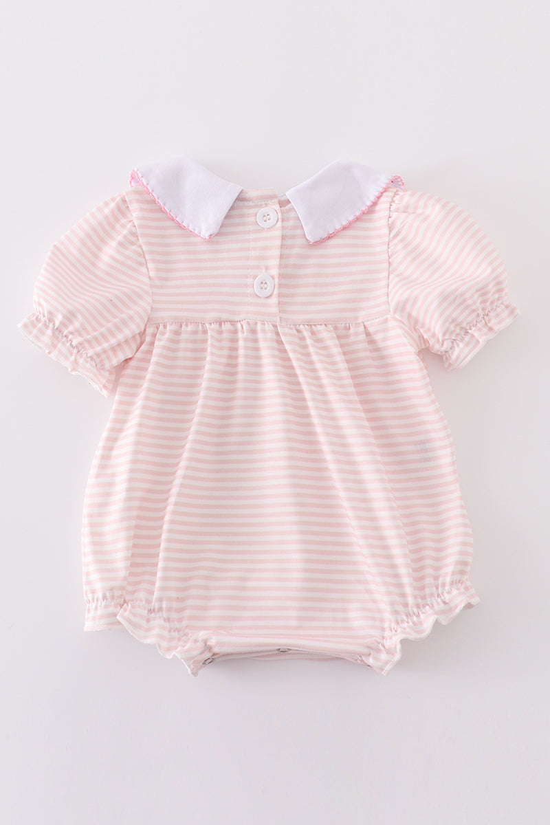 Pink stripe girl bubble