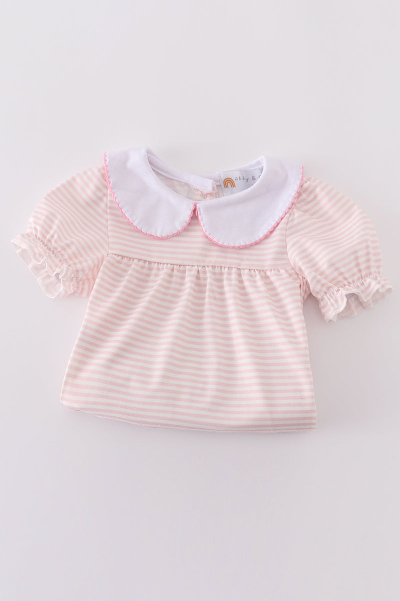 Pink stripe girl bubble