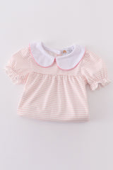 Pink stripe girl bubble