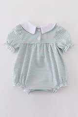 Sage stripe girl bubble