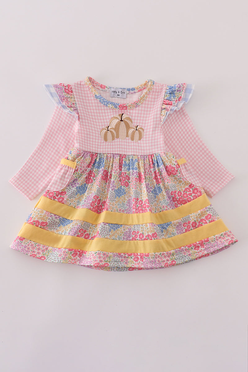 sachin and babi light blue dress Pumpkin Thanksgiving Dress - Fall Holiday Outfit