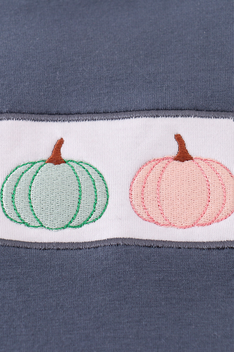 Blue embroidery jonjon