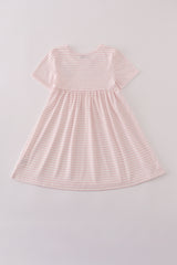 Scarecrow embroidery stripe dress