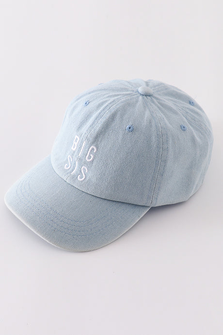 Denim sister embroidery baseball cap