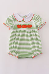 Green stripe embroidery bubble