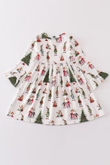 White grinch print dress