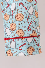 Santa claus cookie print pajams set
