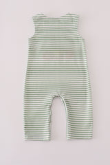 Green turkey french knot stripe jonjon