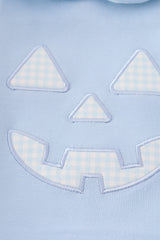 Blue halloween applique 2pc bubble set