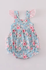 Petal perfection print girl bubble