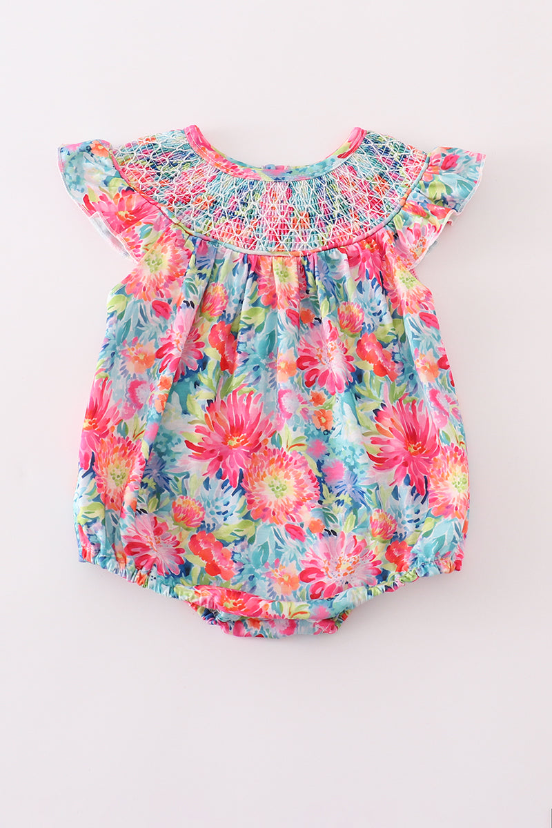 Sunshine garden smocked bubble