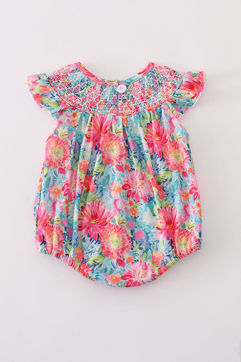 Sunshine garden smocked bubble