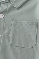 Sage button down shirt