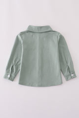 Sage button down shirt