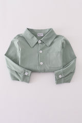 Sage button down shirt