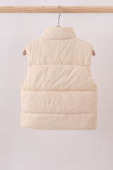 Cream mom&me puffer vest