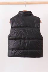Black mom&me puffer vest