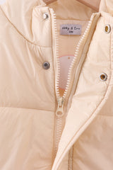 Cream mom&me puffer vest
