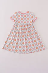 Pink pumpkin bamboo dress
