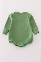 Green fishing embroidery bubble