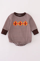 Brown turkey french knot stripe bubble