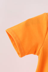 Orange ghost embroidery bubble