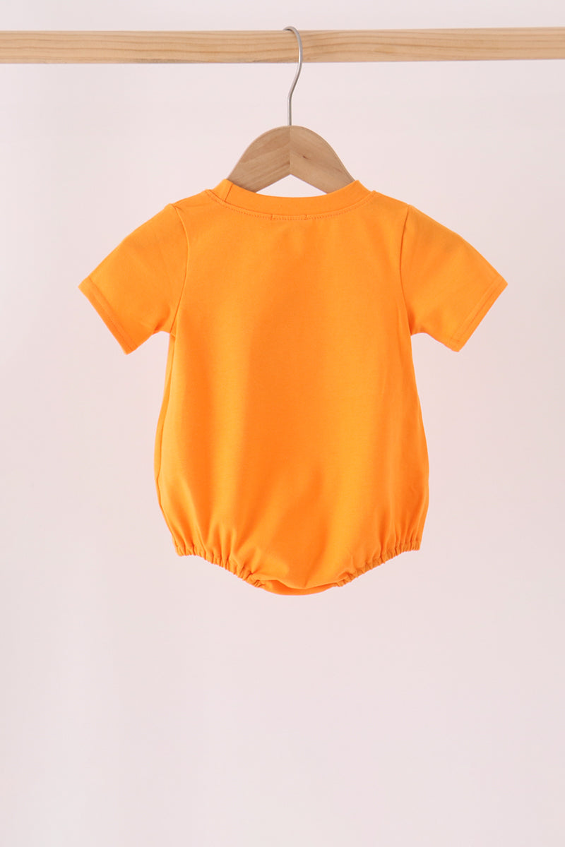 Orange ghost embroidery bubble
