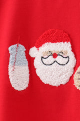 Red Milk Cookies French Knot Top