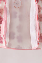 Floral print fleece jacket