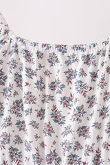 Teal floral mom dress